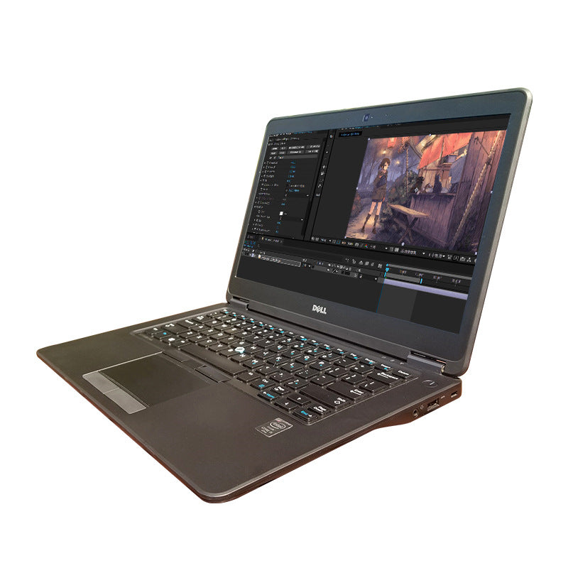 I7 Laptop Wholesale 14inch Online Class Business Office Ultra-Thin Independent Display Game Notebook 15.6inch Satchel Heat Dissipation