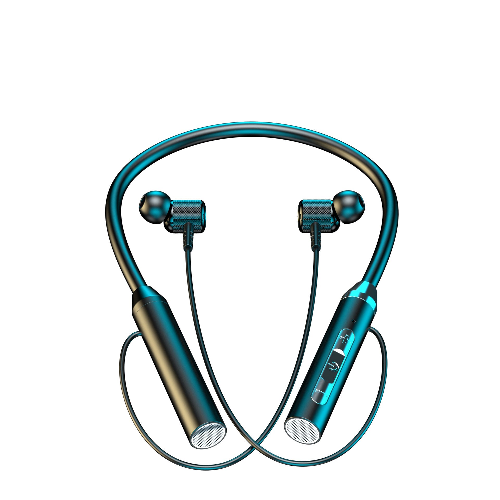 Popular Hanging Neck Bluetooth Headset Wireless Sports Ultra-Long Standby Heavy Bass Bluetooth Earbuds Factory Ready Stock