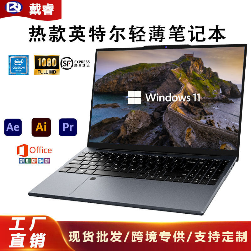 Exclusive Supply of Celeron N95 Office Thin and Light Portable Laptop with Large Memory for Students and Gaming