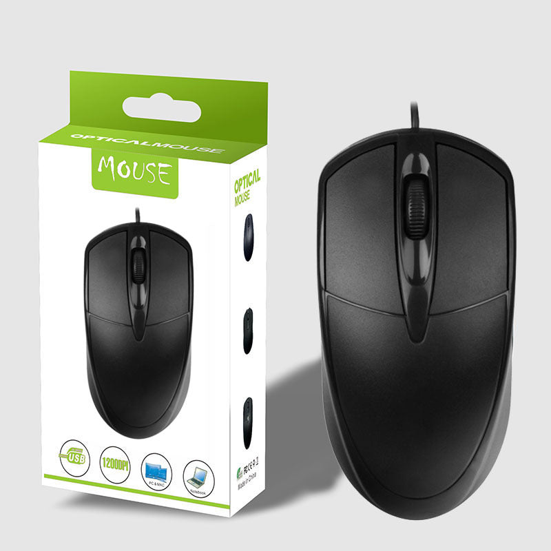 Neutral Wired USB Mouse Home Office Business Notebook Desktop
