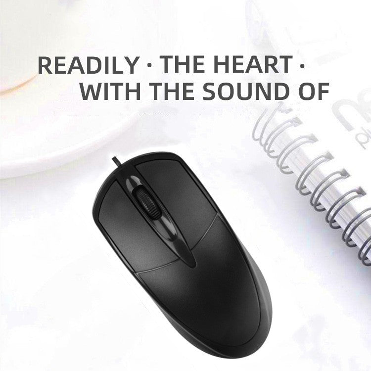 Neutral Wired USB Mouse Home Office Business Notebook Desktop