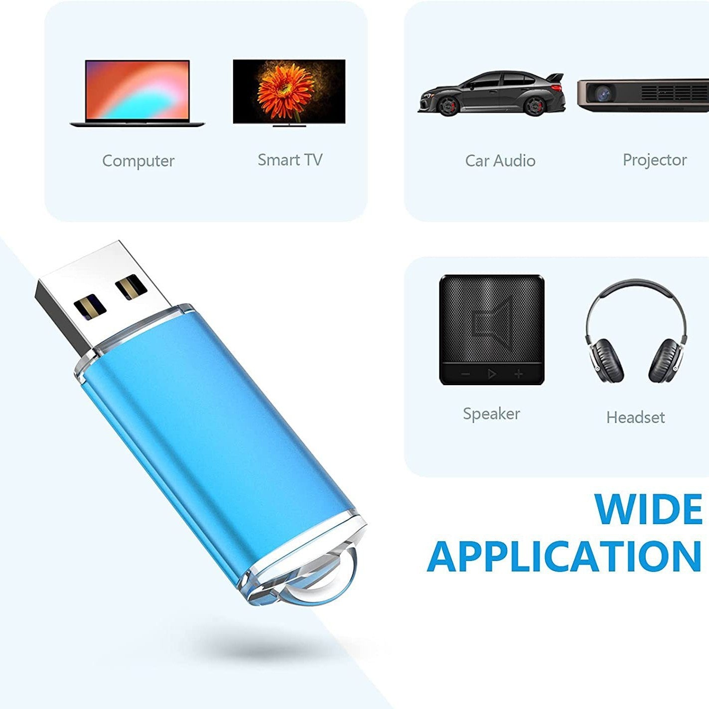 USB 64Gb 128Gb 256Gb 512Gb Usb2.0 Custom Logo Pendrive Memor