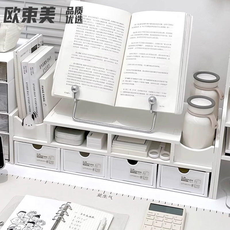 Desktop Monitor Computer Elevated Double-Layer Display Stand Office Desk Elevated Multi-Functional Storage Rack