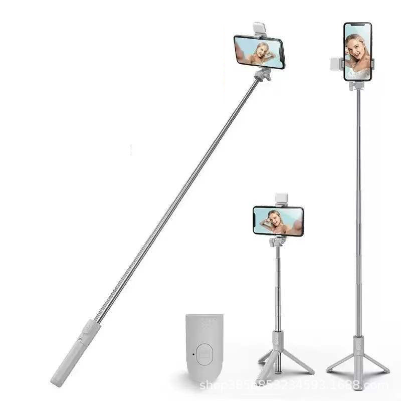 Mobile Phone Selfie Stick 360 Rotation Portable Live Broadcast Photo Tripod Bluetooth All-In-One Multi-Function R1S Bracket