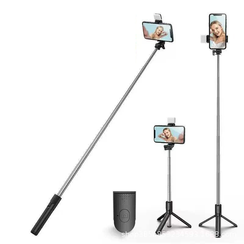 Mobile Phone Selfie Stick 360 Rotation Portable Live Broadcast Photo Tripod Bluetooth All-In-One Multi-Function R1S Bracket