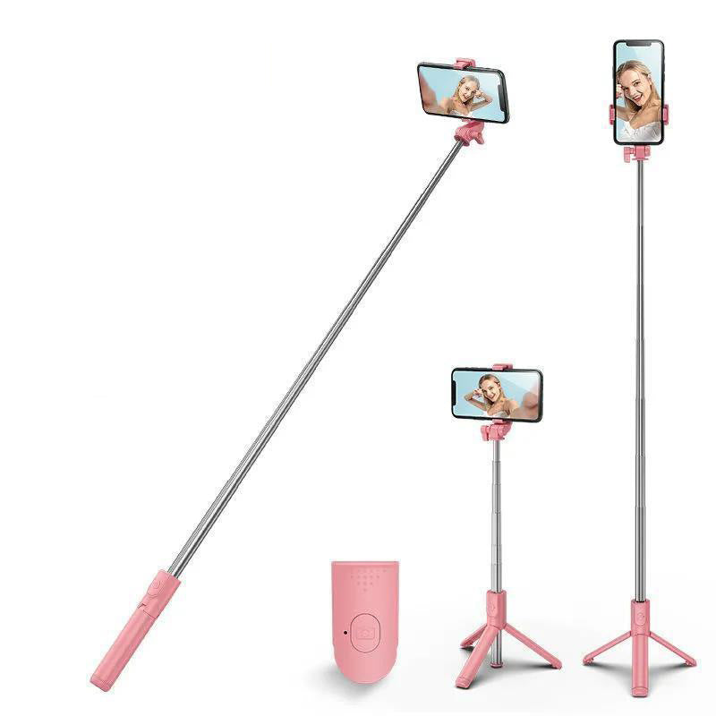 Mobile Phone Selfie Stick 360 Rotation Portable Live Broadcast Photo Tripod Bluetooth All-In-One Multi-Function R1S Bracket