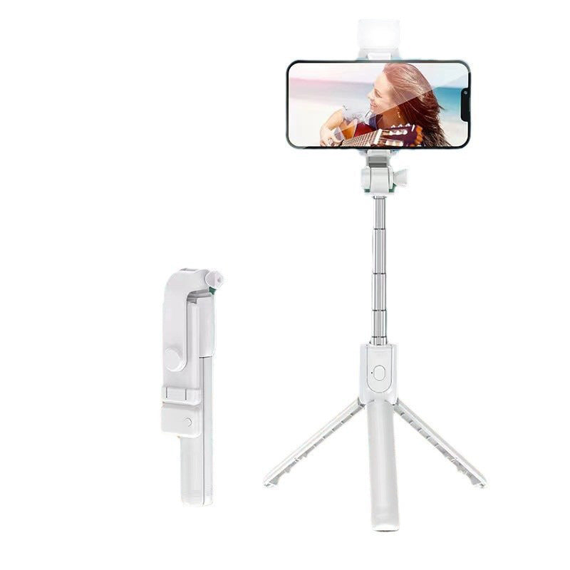 Mobile Phone Selfie Stick 360 Rotation Portable Live Broadcast Photo Tripod Bluetooth All-In-One Multi-Function R1S Bracket