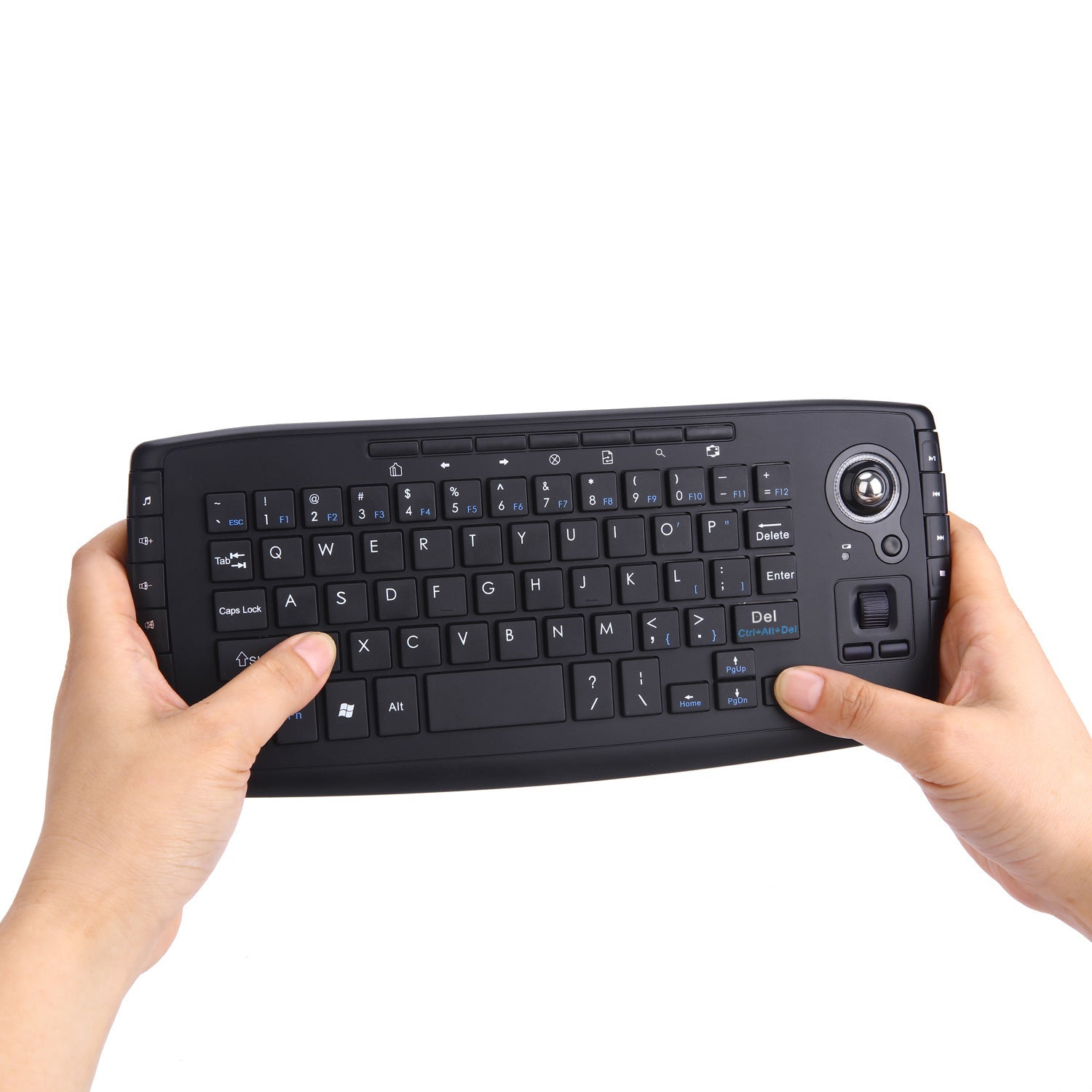 2.4g Air Mouse Innovative Trackball Wireless Keyboard and Mouse Two-In-One Keyboard