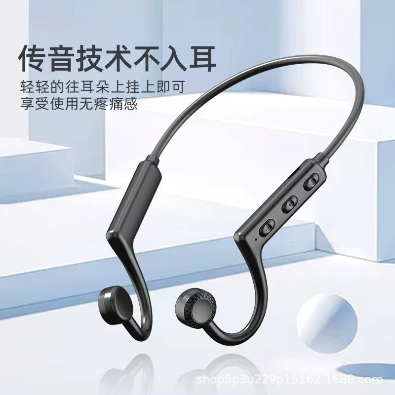 Bone conduction wireless Bluetooth headset light and comfortable running and fitness sports headset 5.0