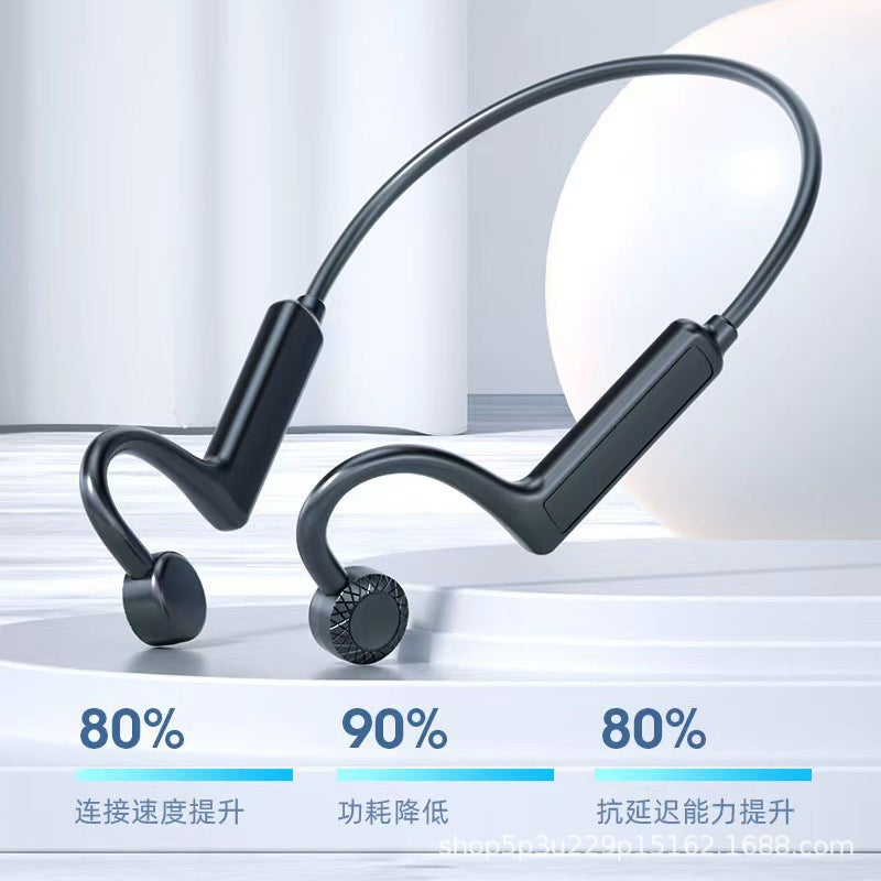 Bone conduction wireless Bluetooth headset light and comfortable running and fitness sports headset 5.0