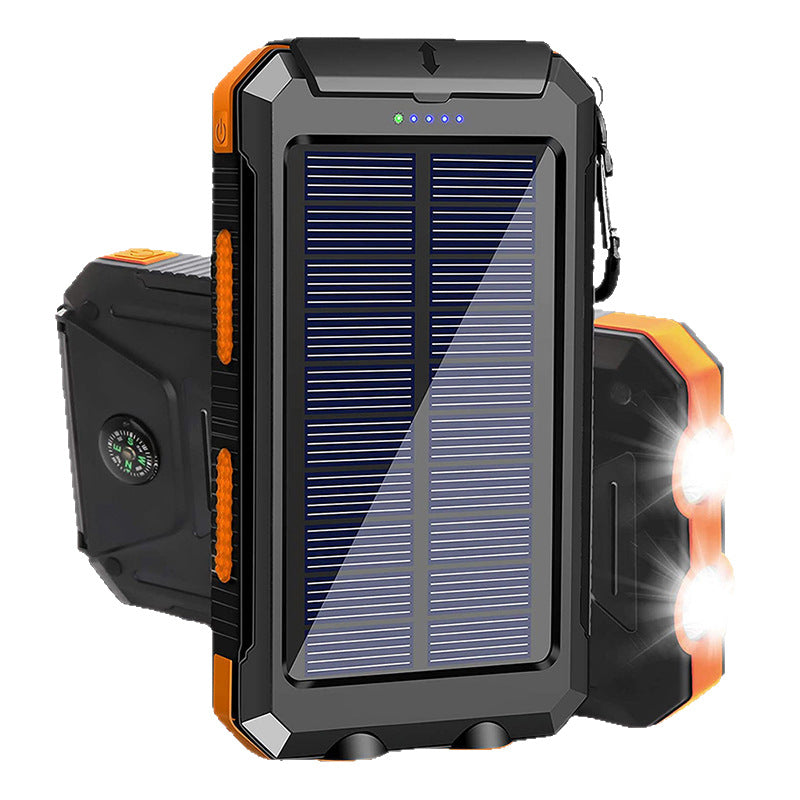 Solar Power Bank 20000Mah Camping Light Portable Power Bank