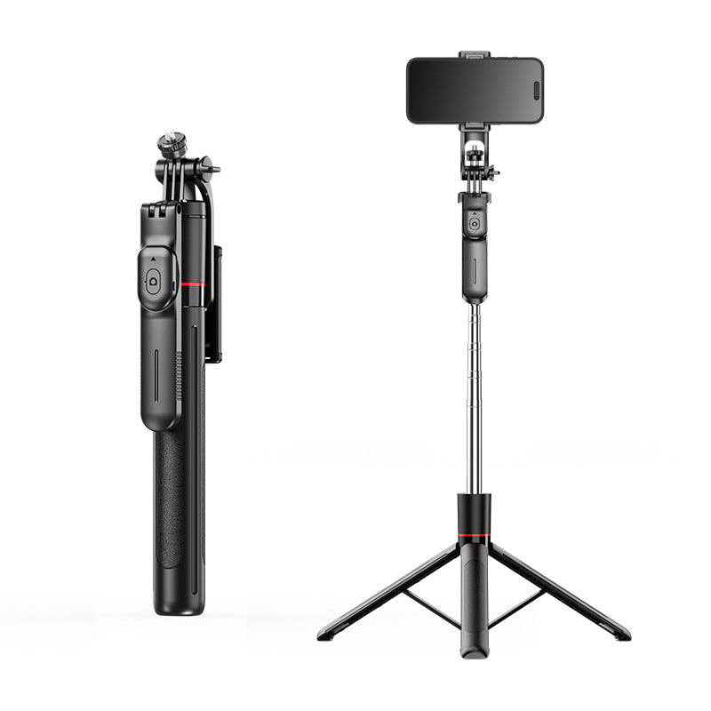 F16 Anti-Shake Retractable Selfie Stick Bluetooth Photo Live Streaming Gadget Portable Phone Stand Tripod Selfie Stick