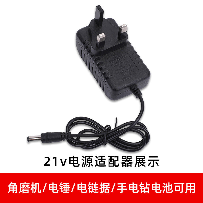21V2A Lithium Battery Constant Current Charger Power Tool Hand Drill Electric Screwdriver Car Wash Gun Fascia Gun