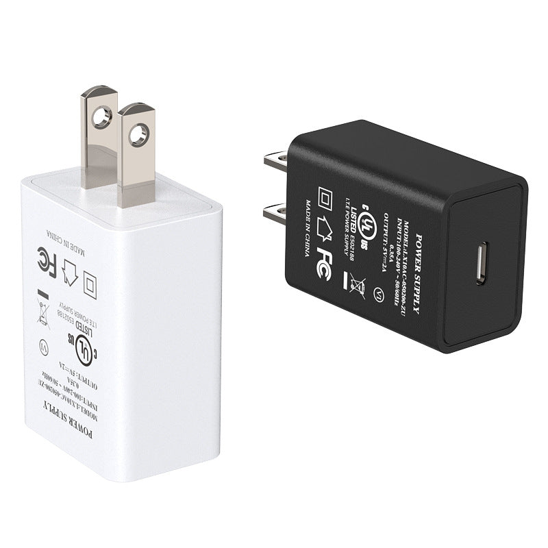 China Standard Us Standard Japanese Standard Spot 5V1A Charger 3C Ul/Pse Certified 5V1A Charging Head Adapter