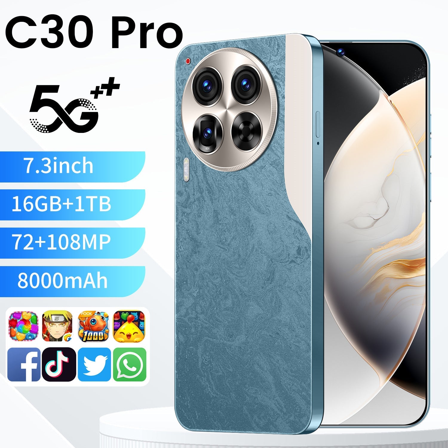 The New Model of the C30 Pro Android Smartphone