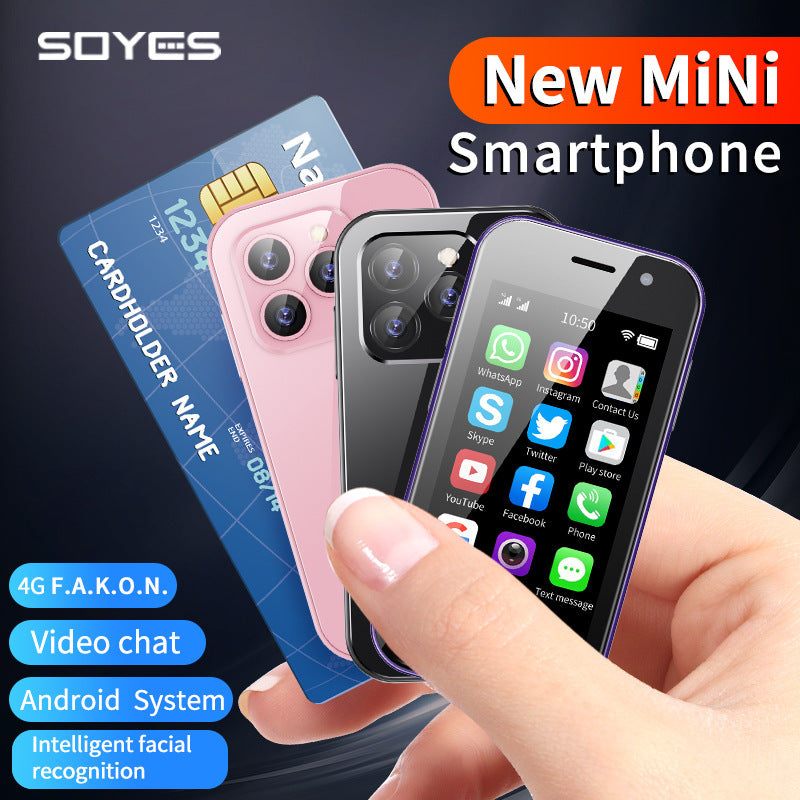 Xs14Pro Sano Mini Mobile Phone Student Edition Full Netcom 4g Telecom Smart Foreign Language Google Internet Celebrity Small Mobile Phone
