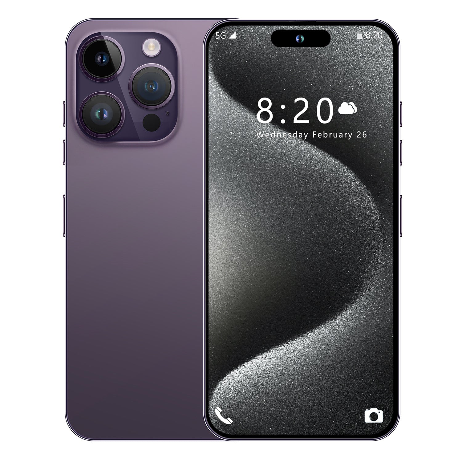 2025 New Mobile Phone I16 Promax 5g Global Universal Smart Island 16+1Tb Android 8.1