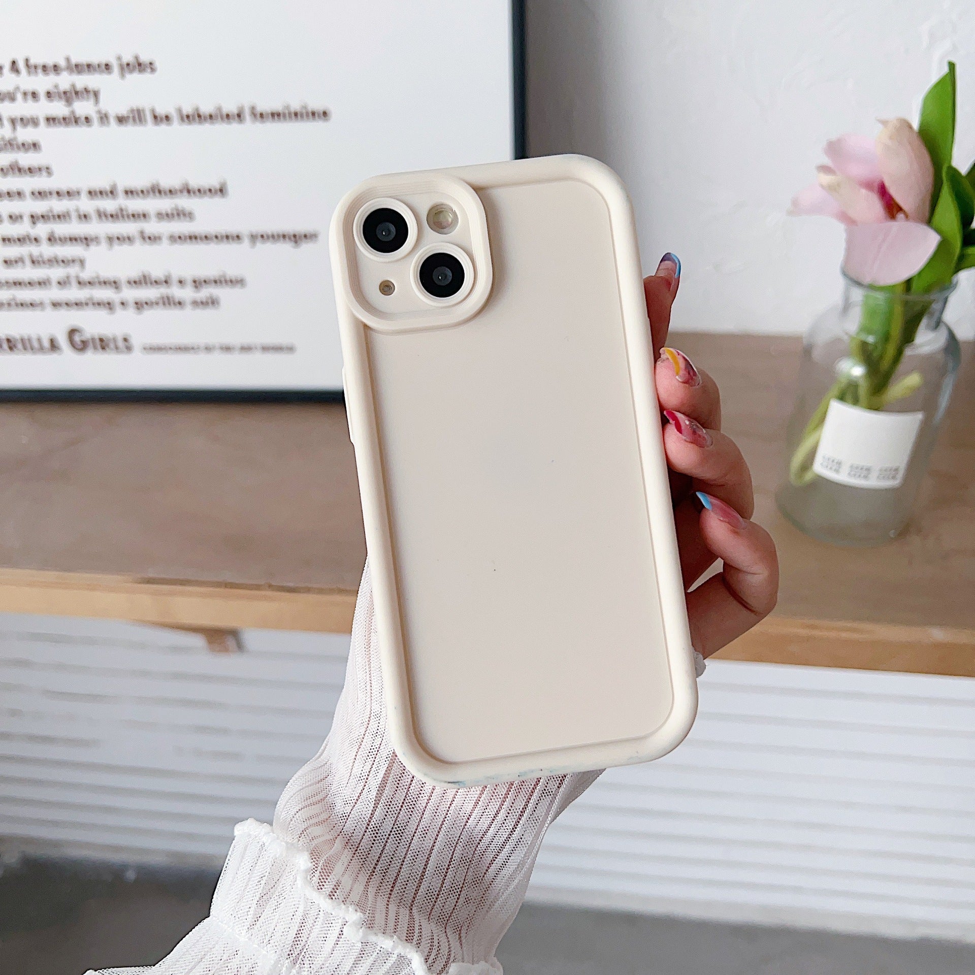 Suitable for New Apple 17 Emery Mobile Phone Case Material Pure Color 15Tpu Iphone16 Mobile Phone Protective Cover
