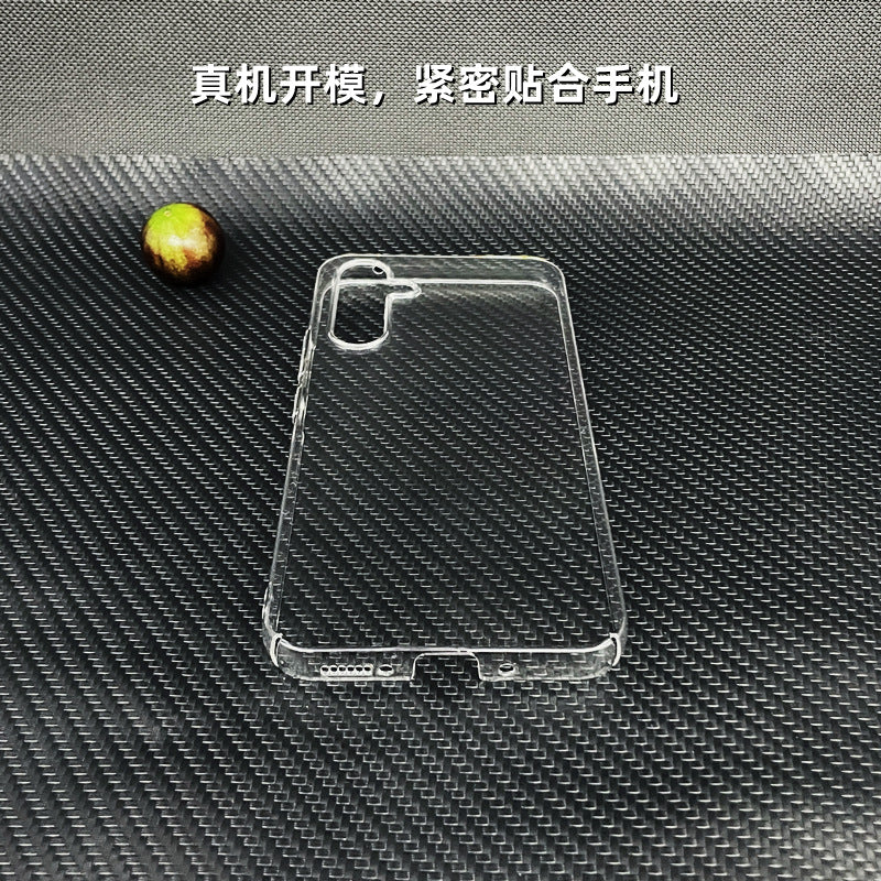 Suitable for Samsung A57 Phone Case, Full Coverage A37 Transparent Protective Case, A17 Hard Case, Creative Anti-Drop Spray Oil A56 Plain
