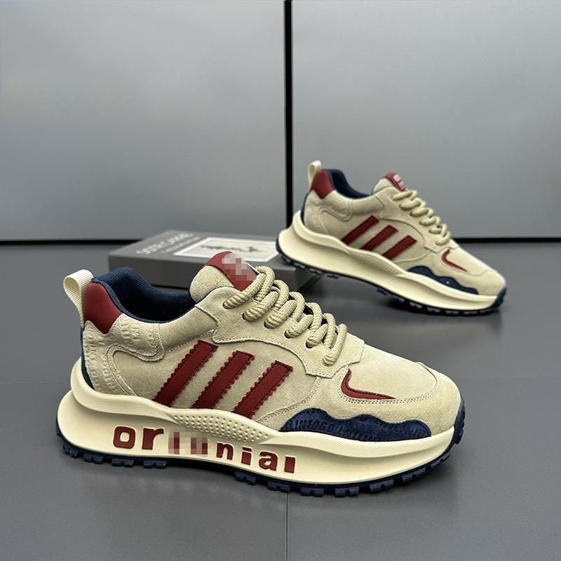 Gifts Men's Shoes New Comfortable Casual Shoes Trendy Fashion Casual Shoes Color-matching Student Sports Running Shoes