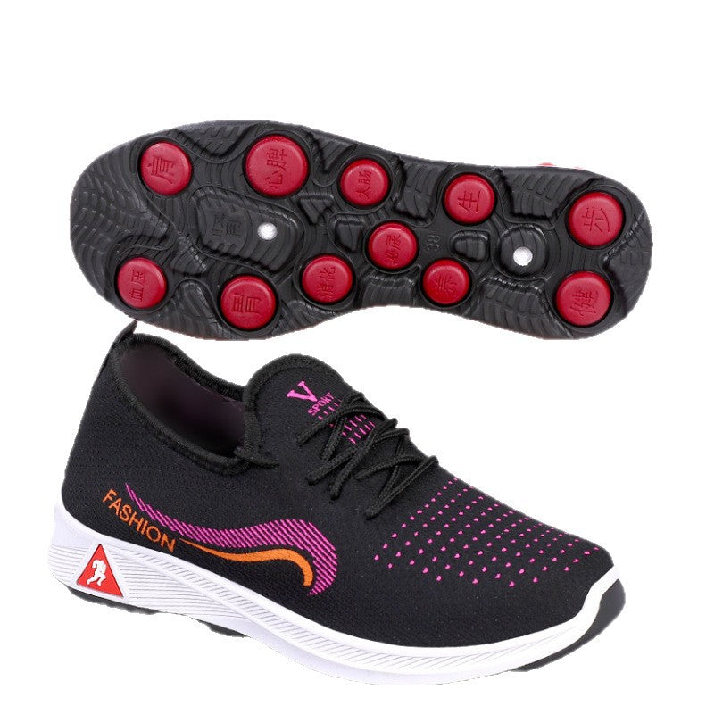Private Fitness Walking Shoes, Old Beijing Cloth Shoes, Men's Shoes, Spring Style, Breathable and Comfortable, Soft-Soled Anti-Slip Gift Shoes for Middle-Aged and Elderly People