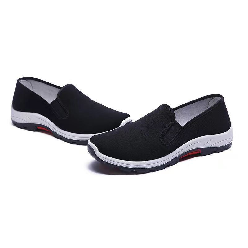 Men's Single-layer Shoes Spring and Autumn Cloth Shoes Men's Old Beijing Thickened Deodorant Construction Labor Protection Shoes Non-slip Wear-resistant Breathable