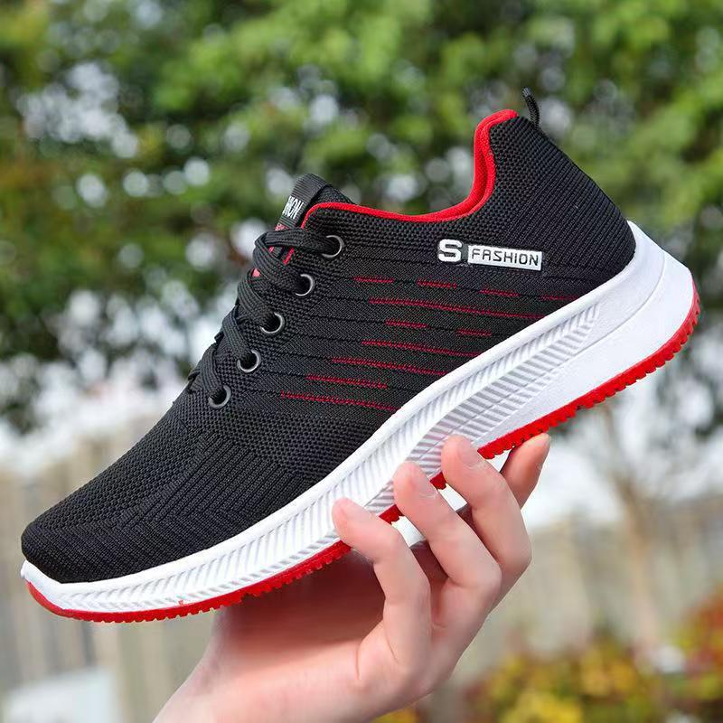 2025 spring new men's shoes breathable shoes trend casual sneaker mesh cloth shoes,outdoor running shoes