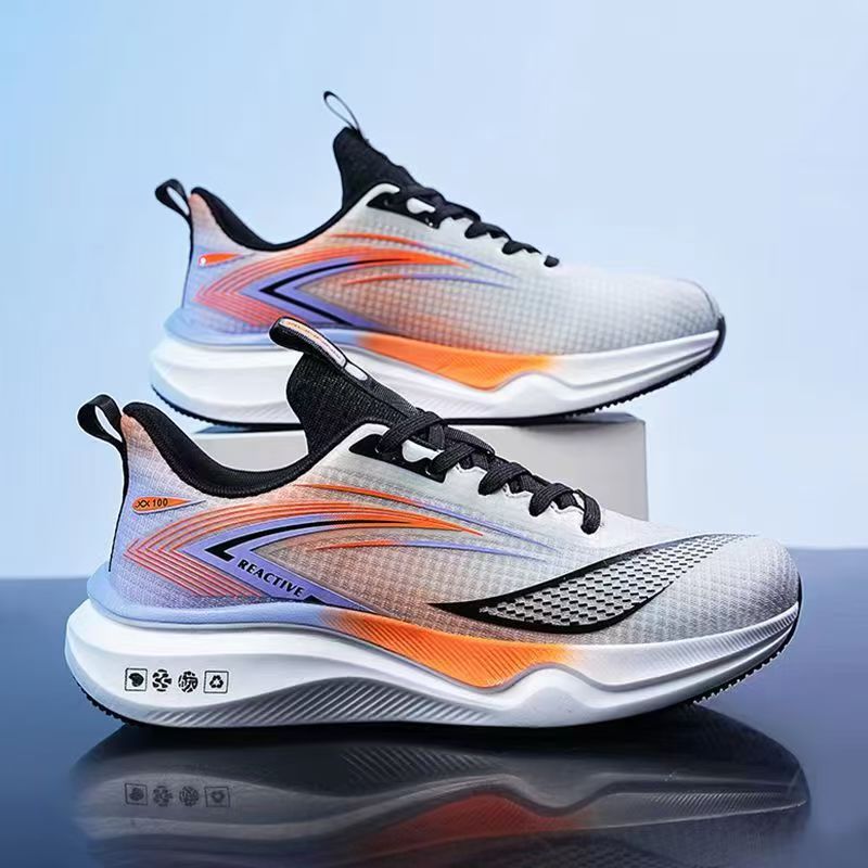 Men's Shoes Trendy New Running Shoes Versatile Outdoor Men's Sports Shoes Fashionable Mesh Breathable Shoes