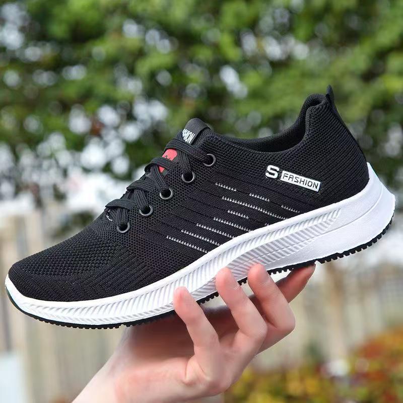 2025 spring new men's shoes breathable shoes trend casual sneaker mesh cloth shoes,outdoor running shoes