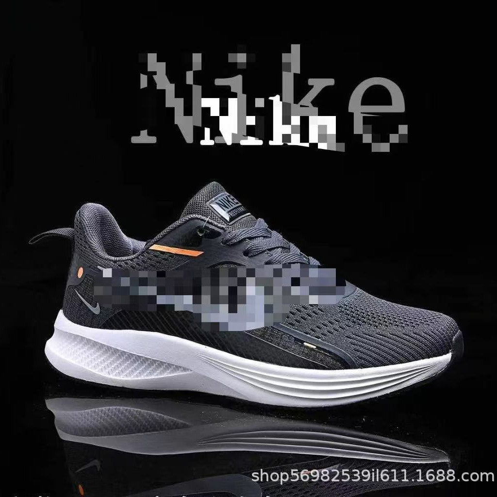 Flyknit Men's and Women's Sports Shoes, Mesh Casual Non-Slip Shoes, Available in Physical Stores and Market Stalls, Stock Surplus, Versatile Low-Top Shoes