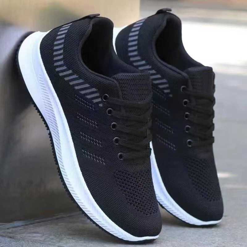 Shoes for Men 2025 New Soft Sole Comfortable Running Casual Shoes Fly Woven Sports Shoes Men's Casual Shoes