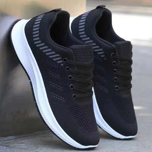 Shoes for Men 2025 New Soft Sole Comfortable Running Casual Shoes Fly Woven Sports Shoes Men's Casual Shoes