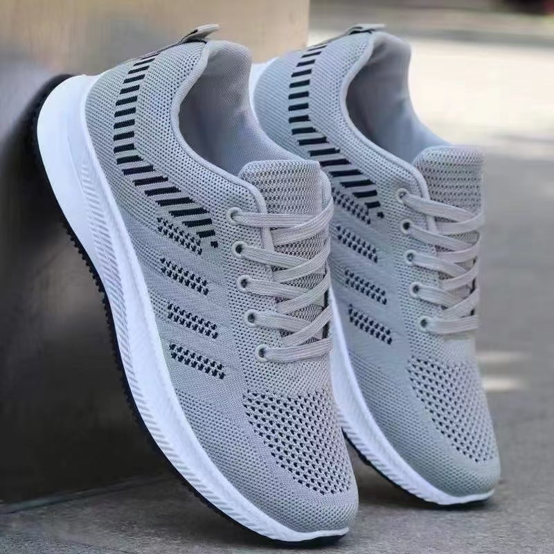 Shoes for Men 2025 New Soft Sole Comfortable Running Casual Shoes Fly Woven Sports Shoes Men's Casual Shoes