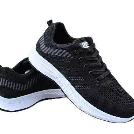 Shoes for Men 2025 New Soft Sole Comfortable Running Casual Shoes Fly Woven Sports Shoes Men's Casual Shoes