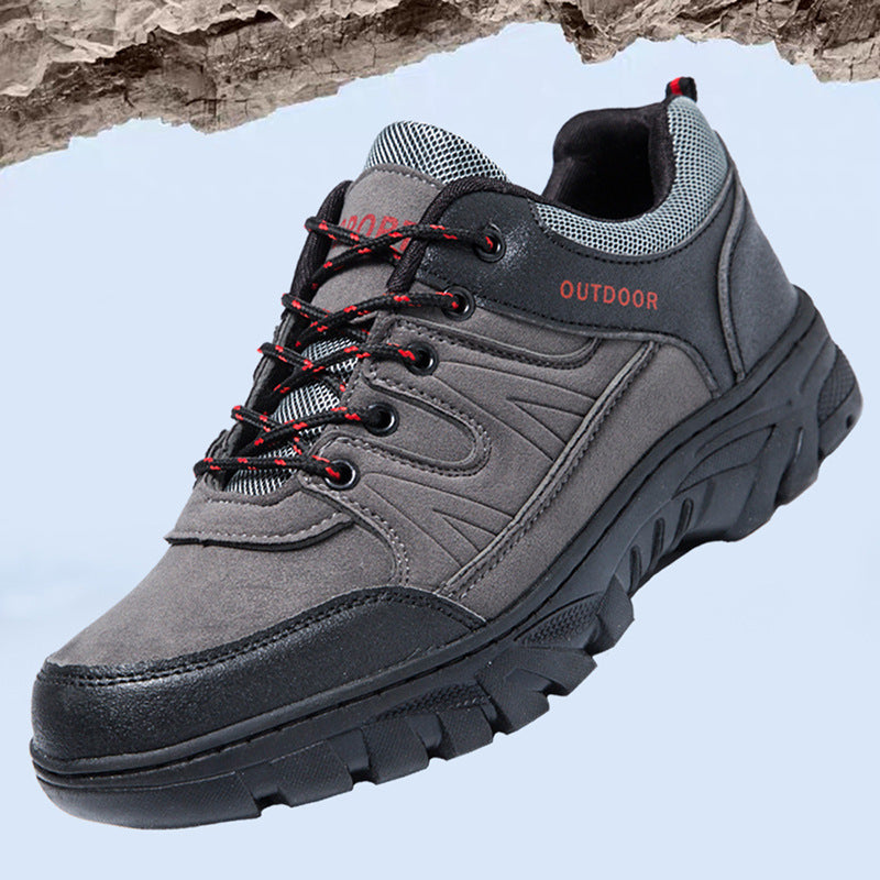 cold-stick men's shoes leisure travel sneaker hiking outdoor comfortable hiking shoes waterproof platform tooling shoes