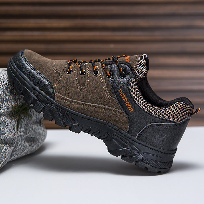 cold-stick men's shoes leisure travel sneaker hiking outdoor comfortable hiking shoes waterproof platform tooling shoes