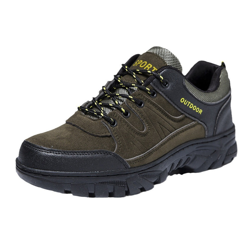 cold-stick men's shoes leisure travel sneaker hiking outdoor comfortable hiking shoes waterproof platform tooling shoes