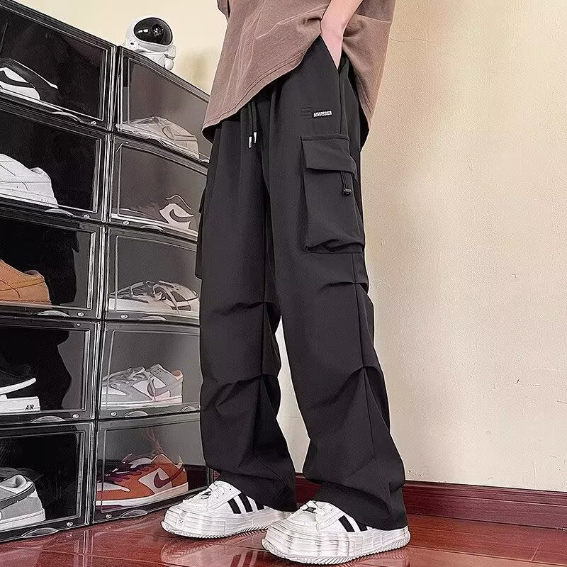 Casual Pants Men's New Outdoor Hiking and Mountaineering Waterproof Elastic Breathable Quick-Drying Work Pants Men's Spring and Autumn