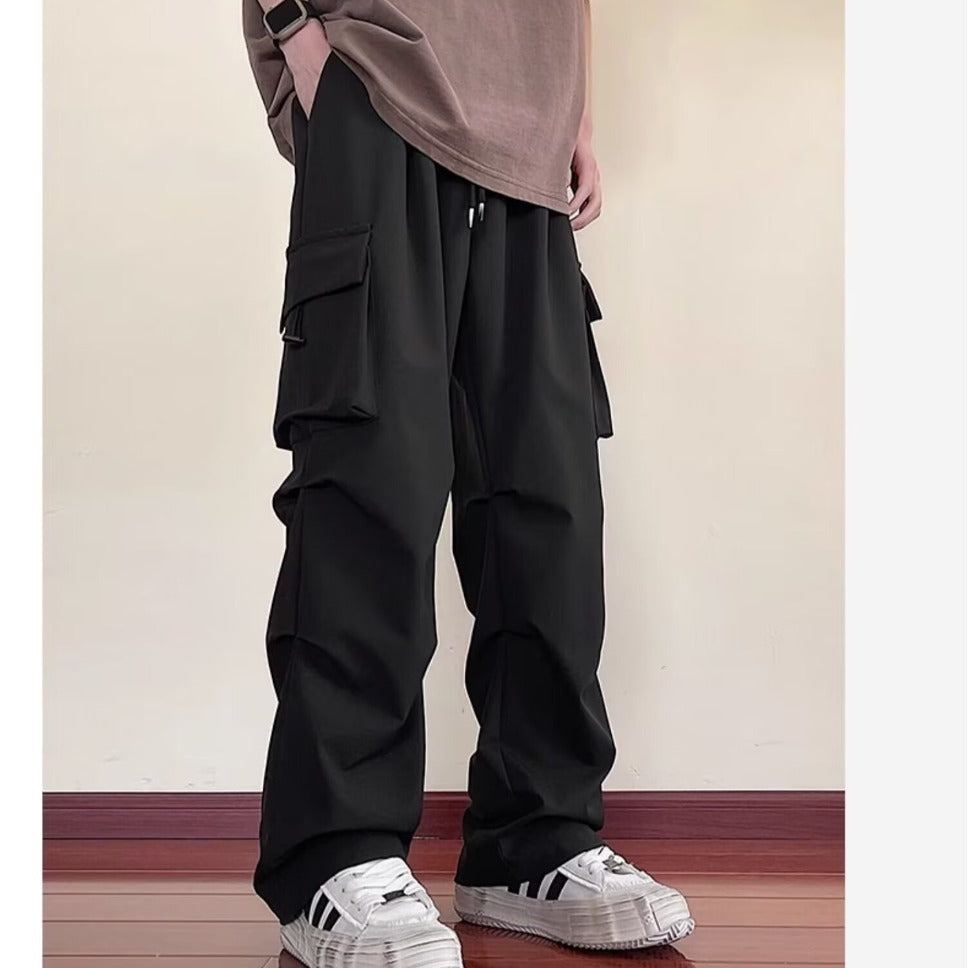 Casual Pants Men's New Outdoor Hiking and Mountaineering Waterproof Elastic Breathable Quick-Drying Work Pants Men's Spring and Autumn