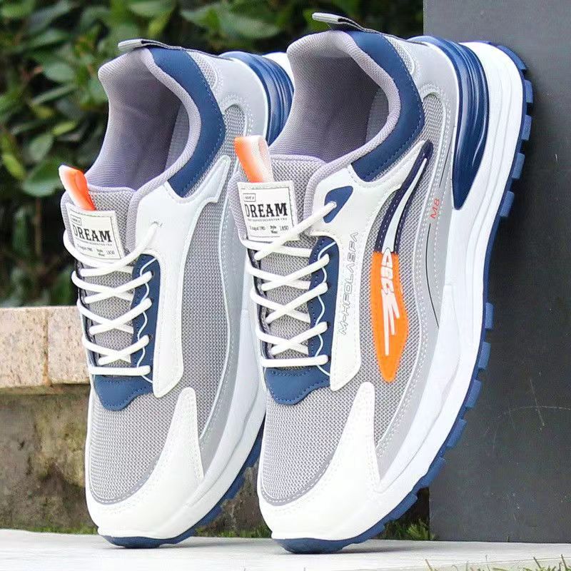 Men's Shoes 2025 New Breathable Mesh sneaker Soft Sole Running Shoes Fashion Casual Shoes Thick Sole Torre Shoes