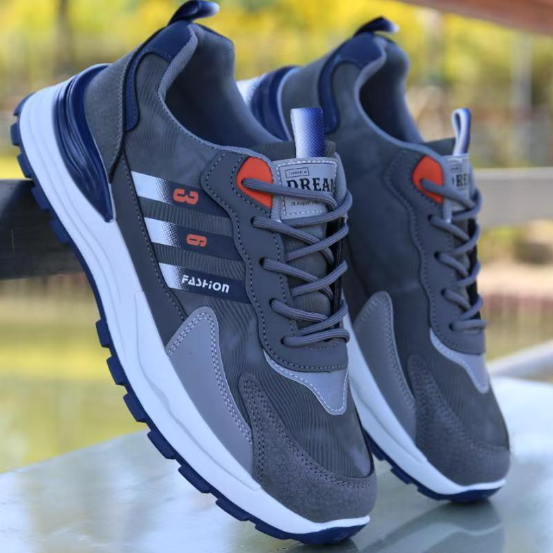 Men's Shoes 2025 New Breathable Mesh sneaker Soft Sole Running Shoes Fashion Casual Shoes Thick Sole Torre Shoes