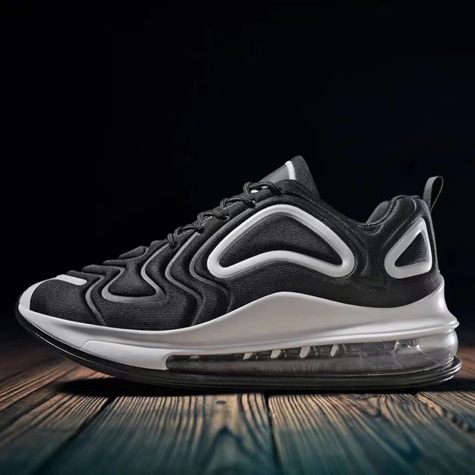 Large Size Air-Cushion Sneakers for Men, Low-Top Running Shoes, Trendy Thick-Soled Casual Sneakers, Foreign Trade Men's Shoes