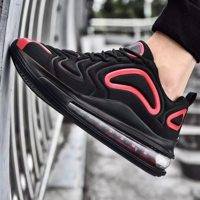 Large Size Air-Cushion Sneakers for Men, Low-Top Running Shoes, Trendy Thick-Soled Casual Sneakers, Foreign Trade Men's Shoes