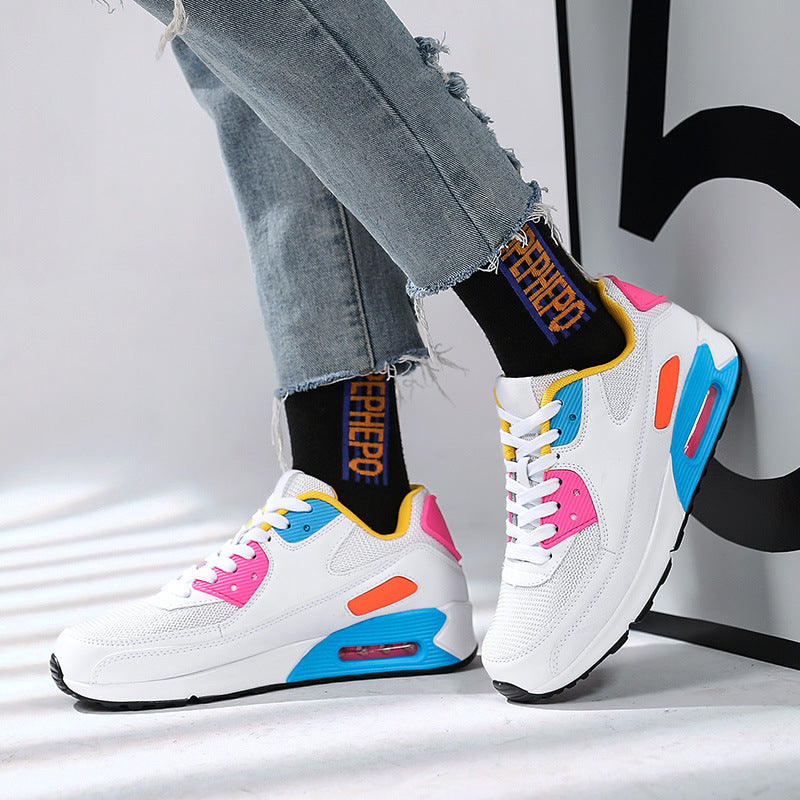 Explosive Air Cushion Shoes Couple's Trendy Casual Shoes Men's and Women's Light Sneakers All-match Fashion Running Shoes for Men