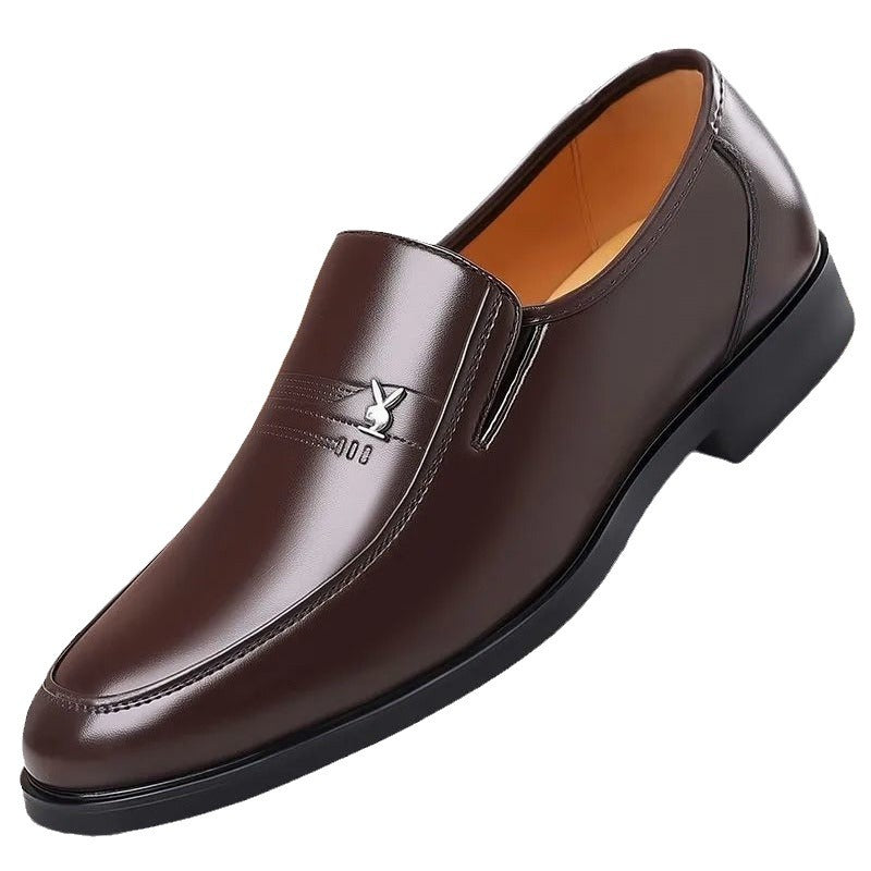 Genuine leather men's shoes special clearance leather shoes youth fashion all-match trendy men's shoes soft-soled business casual shoes trendy