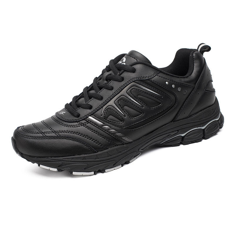 Leather Casual Safety Shoes Chef Hotel Men's Extra Large Hotel Lightweight Work Shoes Men's Sneakers