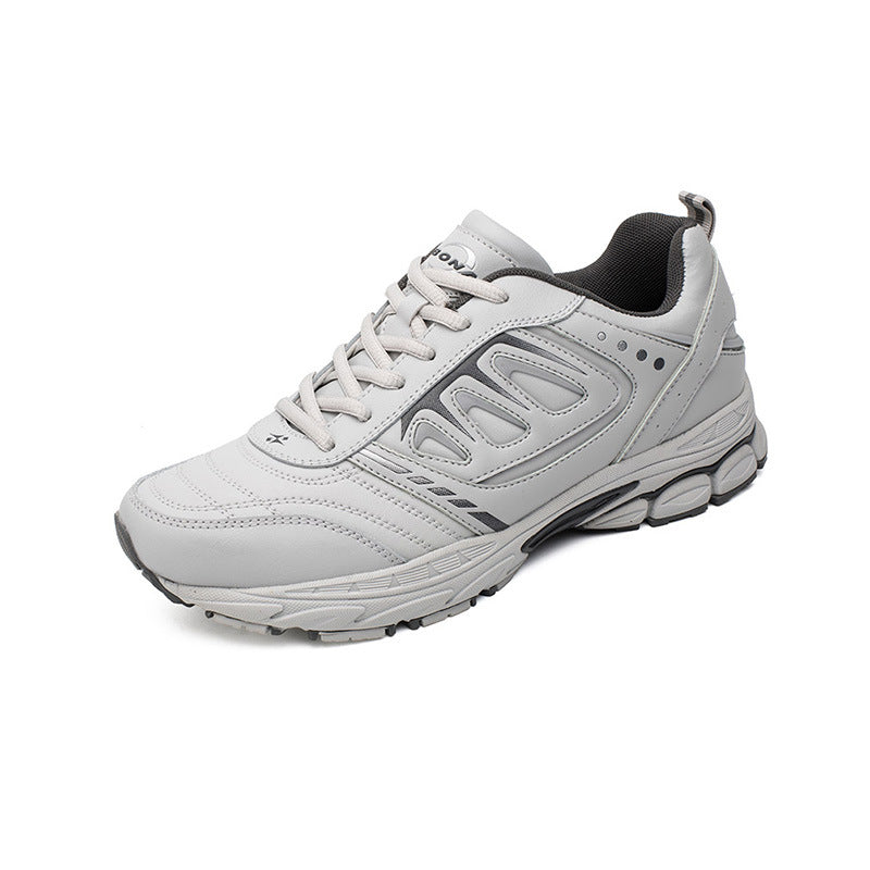 Leather Casual Safety Shoes Chef Hotel Men's Extra Large Hotel Lightweight Work Shoes Men's Sneakers