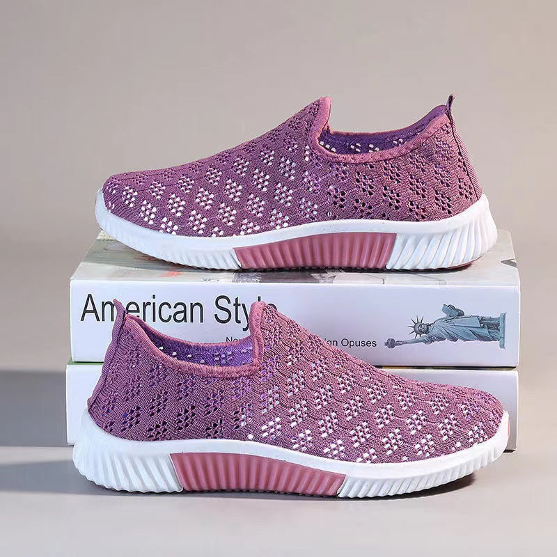 2026 Women's Sneakers Versatile Running Summer Casual Sports Mesh Shoes Ladies Trendy Shoes
