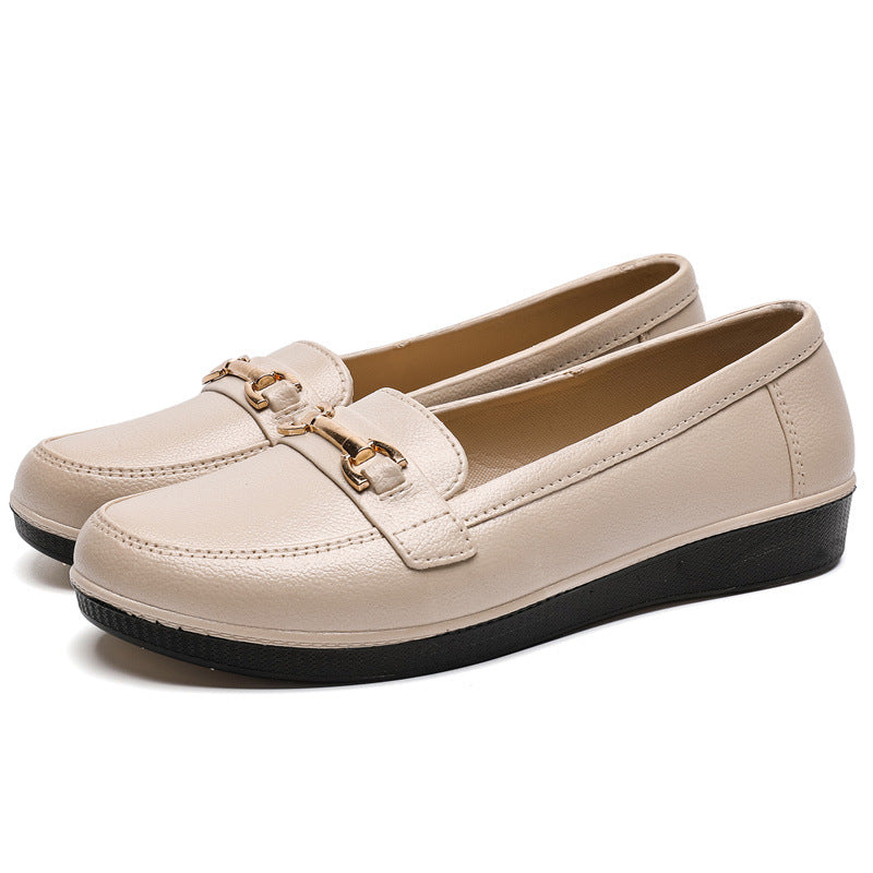 Waterproof Plastic Shoes for Women Summer 2021 New Pointed Toe Shoes British Style Loafers Black Professional Formal Work Shoes