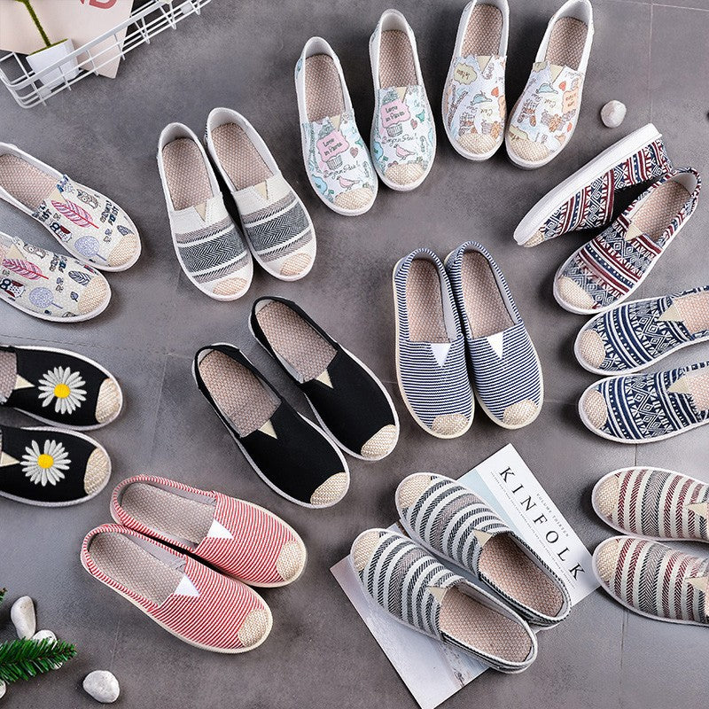 2025 Low-Top Casual Shoes Old Beijing Cloth Shoes for Women, Soft-Soled Shoes for Mothers, Canvas Shoes for Students